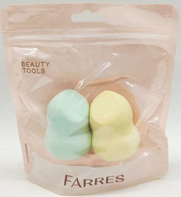 FARRES /FP-074/ Набор спонжей для макияжа (2 шт) 17г. (*12)