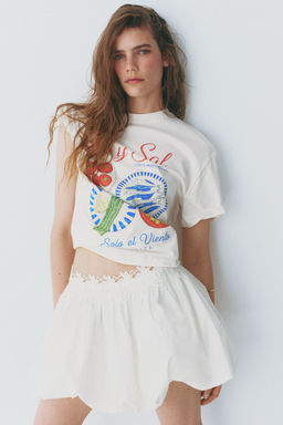 Camiseta estampada de algod?n - H&m фото 3