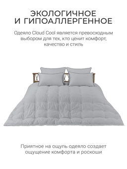 Одеяло Cloud Gray 150х200см теплое 300г/м2 ЕС-7883 - Espera фото 3