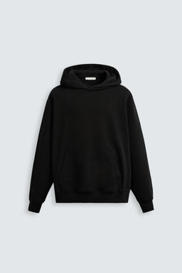 SUDADERA CAPUCHA B?SICA / Negro - Zara фото 7