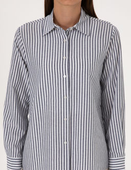 Lacivert Comfort Fit Uzun Kollu G_mlek - Pierre cardin фото 6
