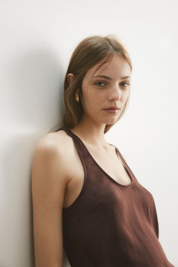 Top de gasa con escote en U - H&m фото 5