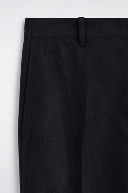 PANTAL?N DE LINO RELAXED FIT STRAIGHT LEG - H&m фото 6