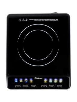Плитка индукционная Sakura SA-7170, 1 конфорка, 7 авт.программ, 80-270°С, закаленное стекло