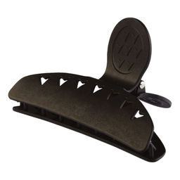 Dewal Зажим для волос бабочка JB00315, пластик, 10 см, черный, 4 шт. фото 2