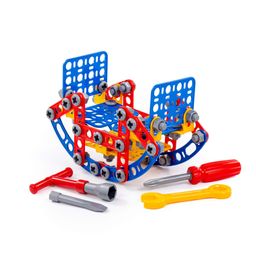 Конструктор Изобретатель - Качели №2 (121 элемент) (в пакете) - Полесье фото 2