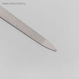 Цена за 6 шт. Пилка металлическая для ногтей, 12 см, цвет серебристый