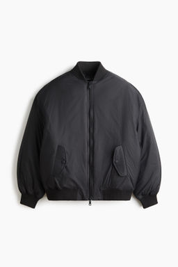 Cazadora bomber oversize de plum?n