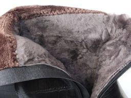 02-M17-1062 XV52-R162RM N1744 BLACK Сапоги женские (натуральная кожа, натуральный мех (евромех)) - Фабричный китай фото 11