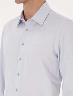 Gri Slim Fit Arm_rl_ Uzun Kollu G_mlek