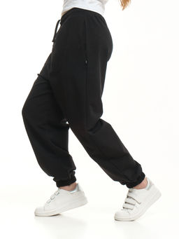 Брюки спортивные для девочки 22-0092 черный