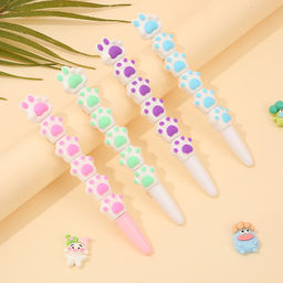 Ручка гелевая "Paw peace", mix