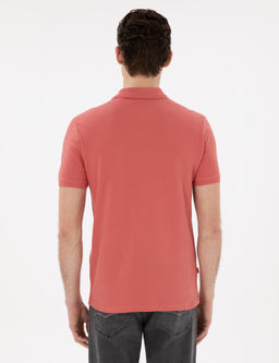 Mercan Slim Fit %100 Pamuk Polo Yaka Basic Ti__rt