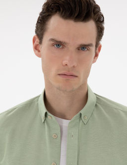 Ye_il Regular Fit Uzun Kollu G_mlek - Pierre cardin фото 2