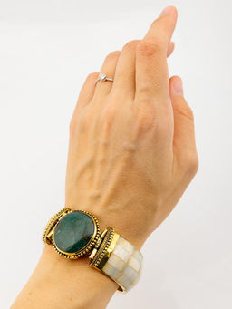 Украшение Браслет с перламутром №509/13 - Ганг фото 3