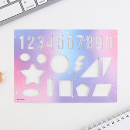 Подарочный набор Волшебство внутри, блокнот-раскраска, трафарет и восковые мелки - Artfox фото 6