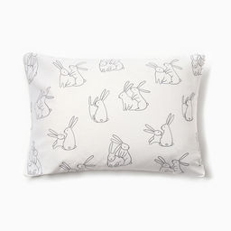 Наволочка Этель Кролики 50х70 см, 100% хлопок, бязь