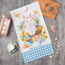 Полотенце Зайчики 40х73 см, 100% хл, саржа 190 гр/м2 - Этель фото 8