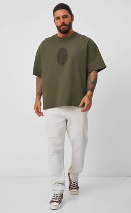 Футболка F521-067-900 khaki - Fine joyce фото 3