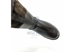 Монголки коричневые с замком, войлочная подошва, - Мирунт фото 19