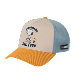 Бейсболка CAPSLAB арт. CL/PEA6/1/PCS/SNO Peanuts Snoopy And Woodstock (кремовый / горчичный)