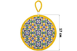 Подставка п/горячее 17*17*1 см Мозаика, круг - Elan gallery фото 2