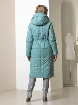 25417 Пальто св.зеленый - Dizzyway фото 9