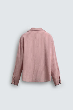 STRIPED FLOWING SHIRT - Zara фото 16