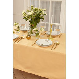 Скатерть Этель Shine 150*220 +/-3см, цв.бежевый, пл. 192 г/м2, хл с ВГМО  фото 2