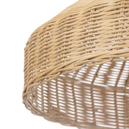 Светильник потолочный из ротанга «Бамбанг», 1×120 Вт, Е27, 50×50×30 см