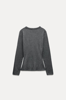 CROSSOVER KNIT TOP - Zara фото 14