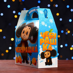 Цена за 5 шт. Подарочная коробка Чебурашка, Баул , 22 х 9 х 22 см - Simaland фото 3