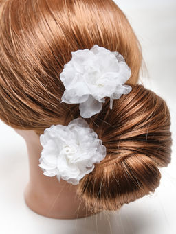 Шпильки для волос PU0321 белый