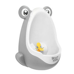 Писсуар для мальчиков "Лягушка с прицелом" серый