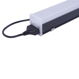 ULO-N10A-20W/4000K/L60 IP40 BLACK Светильник линейный светодиодный подвесной. Прямой, 60см. Белый свет (4000K). 2000Лм. Алюминий. Цвет черный. TM Uniel