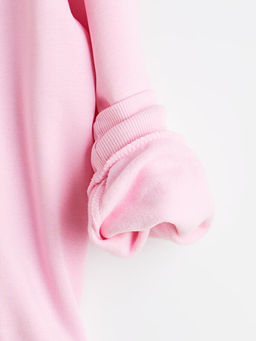Bisiklet Yaka Arabalar Bask?l? K?z ?ocuk Sweatshirt