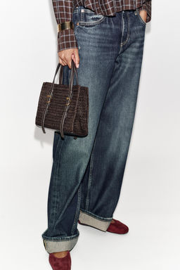 BOLSO MINI SHOPPER / Chocolate