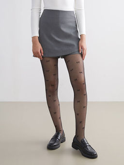 Desenli Kad?n K?lotlu ?orap