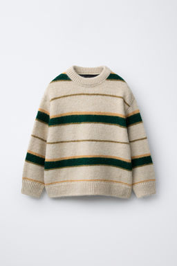 STRIPED KNIT SWEATER