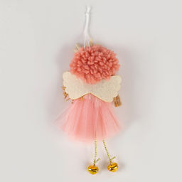 Цена за 9 шт. Ёлочное украшение кукла Фея, в шапке - Milo toys фото 4