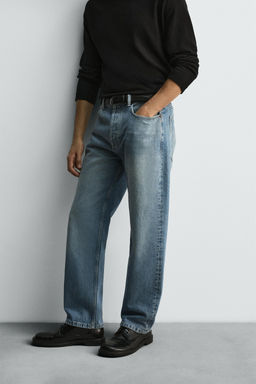 STRAIGHT ANKLE FIT JEANS - Zara фото 5