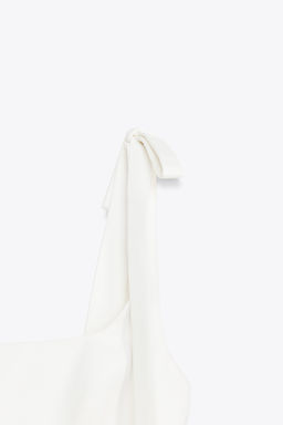 SHORT DRESS WITH BOWS - Zara фото 16