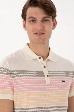 Erkek Slim Fit Polo Yaka Vizon Ti__rt - U.s. polo assn фото 2