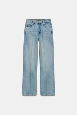 JEANS Z1975 STRAIGHT TIRO ALTO / Azul claro - Zara фото 8