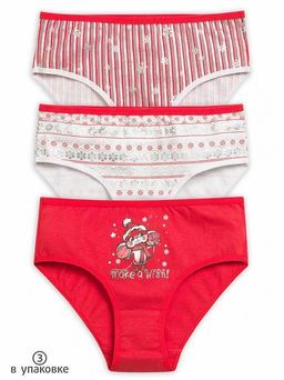 GULB3786(3шт. в упаковке) трусы для девочек