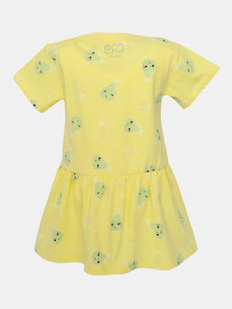 CRB wear/CSBG 63821-30-410 Платье для девочки,желтый/Ex.Cherubino  фото 2