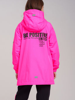 12321133 Куртка с полиуретановым покрытием для девочек (ветровка) - Playtoday фото 2