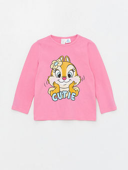 Bisiklet Yaka Desenli Uzun Kollu K?z Bebek Pijama ?st