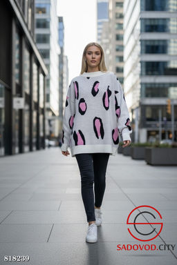 Свитер женский с принтом - Bruno фото 5