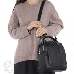 Рюкзак женский 69013-23 black Velina Fabbiano - Safenta в Новосибирске